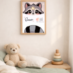 Affiche de naissance personnalisée TsuKipers