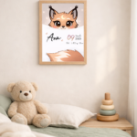 Affiche de naissance personnalisée TsuKipers