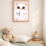 Affiche de naissance personnalisée TsuKipers