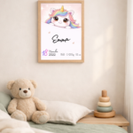 Affiche de naissance personnalisée TsuKipers