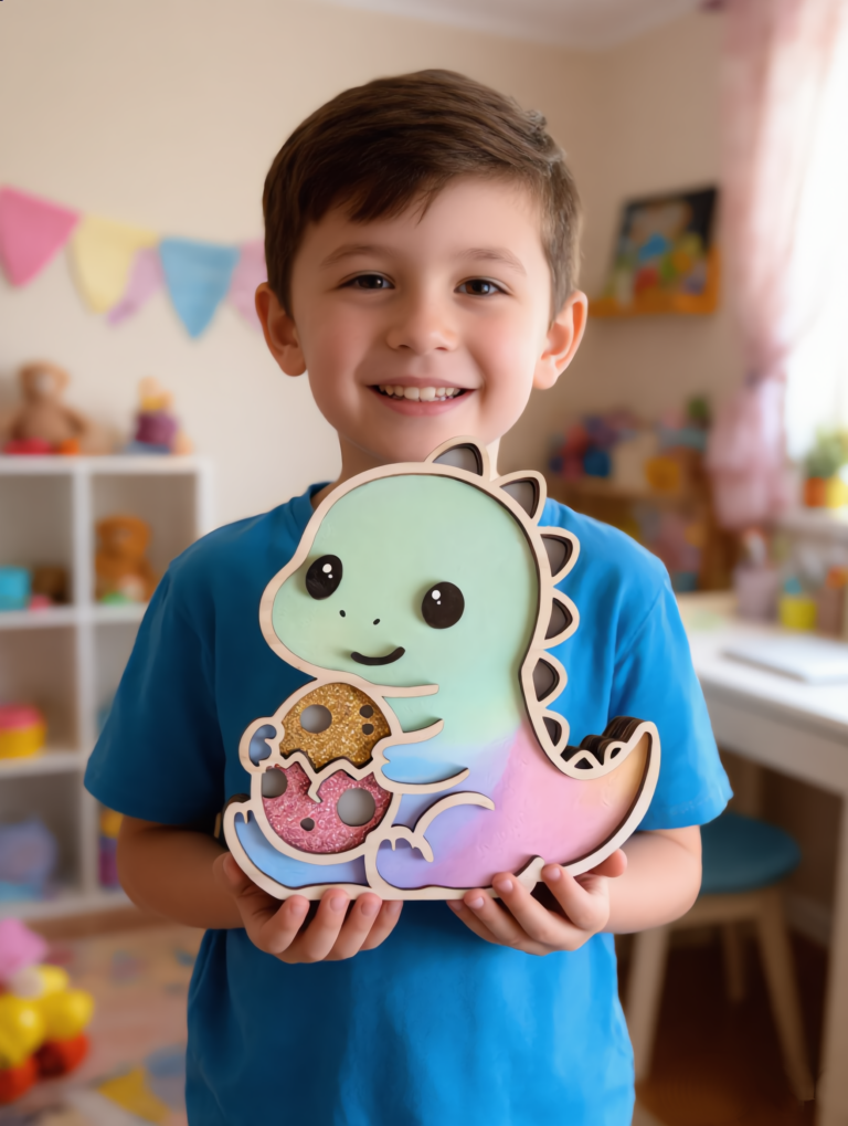 Création d'une veilleuse TsuKipers personnalisé par l'enfant