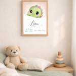 Affiche de naissance personnalisée TsuKipers